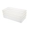 Martha Stewart Kerry 3 Pack Plastic Stackable Office Desk Drawer Organizers with Gold Trim, 12 x 6 BE-PB8973-G-3-CLRGLD-MS - alternate 7